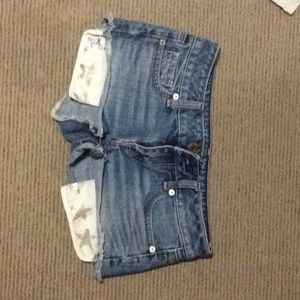 American eagle glitter star shorts size 00